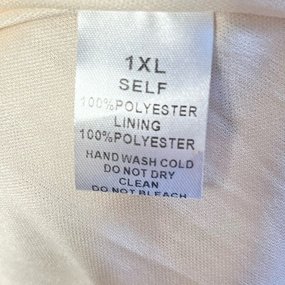 DAVI & DANI Corduroy Fabric embroidered Bib floral print Mini Dress in cream tan - Picture 3 of 11